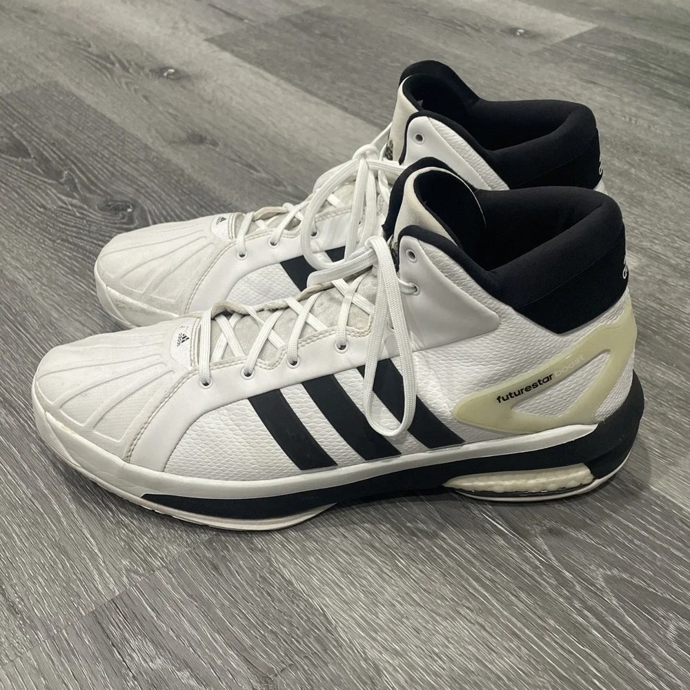 Adidas Futurestar Boost Basketball Shoes Men's US 13 CLU600001 White/Black